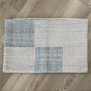 Pre Owned Pottery Barn Mali Handwoven Lumbar Throw Pillow Cover 16x26